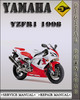 Thumbnail 1998 Yamaha YZFR1 Factory Service Repair Manual