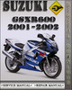 Thumbnail 2001-2002 Suzuki GSXR600 Factory Service Repair Manual