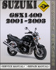 Thumbnail 2001-2003 Suzuki GSX1400 Factory Service Repair Manual 2002