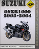 Thumbnail 2003-2004 Suzuki GSXR1000 Factory Service Repair Manual