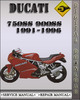 Thumbnail 1991-1996 Ducati 750ss 900ss Factory Service Repair Manual 1992 1993 1994 1995