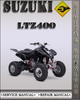 Thumbnail 2003 Suzuki LTZ400 Factory Service Repair Manual Thumbnail 2003 Suzuki LTZ400 Factory Service Repair Manual