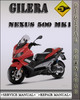 Thumbnail 2005-2006 Gilera Nexus 500 Mk1 Factory Service Repair Manual