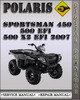 Thumbnail 2007 Polaris Sportsman 450 500 EFI 500 X2 EFI Factory Service Repair Manual