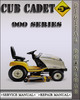 Thumbnail Cub Cadet 900 Series Riding Tractor Factory Shop Service Repair Manual