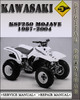 Thumbnail 1987-2004 Kawasaki KSF250 Mojave Factory Service Repair Manual 1988 1989 1990 1991 1992 1993 1994 1995 1996 1997 1998 1999 2000 2001 2002 2003
