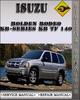Thumbnail Isuzu Holden Rodeo KB-Series KB TF 140 Factory Service Repair Manual
