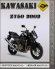 Thumbnail 2003 Kawasaki Z750 Factory Service Repair Manual
