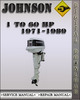 Thumbnail 1971-1989 Johnson Outboard 1 to 60 hp Factory Service Repair Manual 1972 1973 1974 1975 1976 1977 1978 1979 1980 1981 1982 1983 1984 1985 1986 1987 1988 Thumbnail 1971-1989 Johnson Outboard 1 to 60 hp Factory Service Repair Manual 1972 1973 1974 1975 1976 1977 1978 1979 1980 1981 1982 1983 1984 1985 1986 1987 1988