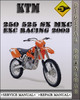 Thumbnail 2003 KTM 250 525 SX MXC EXC Racing Factory Service Repair Manual
