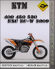 Thumbnail 2009 KTM 400 450 530 EXC EC-W Factory Service Repair Manual