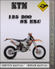 Thumbnail 1999-2002 KTM 125 200 SX EXC Factory Service Repair Manual
