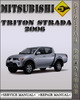 Thumbnail 2006 Mitsubishi Triton Strada Factory Service Repair Manual