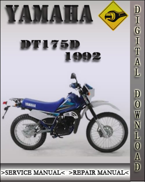 Product picture 1992 Yamaha DT175D Factory Service Repair Manual