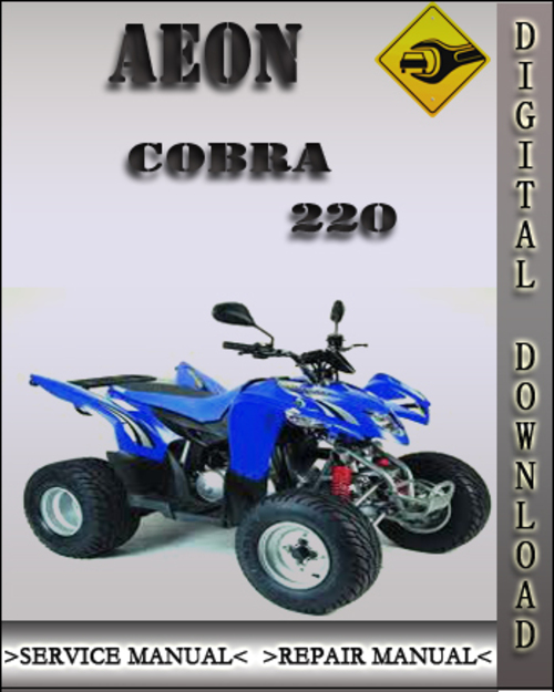 Product picture Aeon Cobra 220 Factory Service Repair Manual