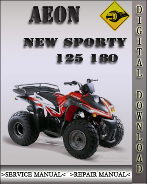 Product picture Aeon New Sporty 125 180 Factory Service Repair Manual