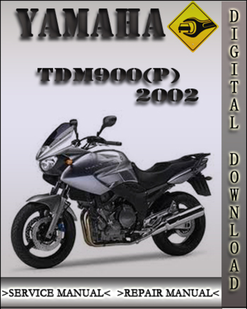 Product picture 2002 Yamaha TDM900(P) Factory Service Repair Manual