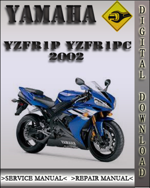 Product picture 2002 Yamaha YZFR1P YZFR1PC Factory Service Repair Manual