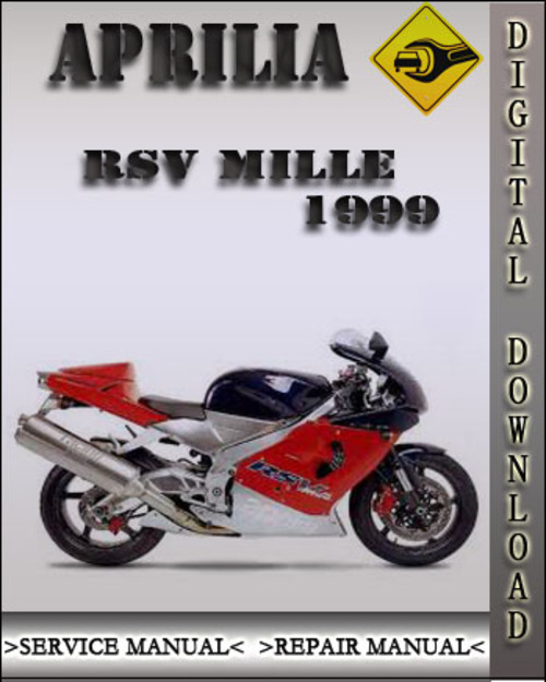 Product picture 1999 Aprilia RSV Mille Factory Service Repair Manual