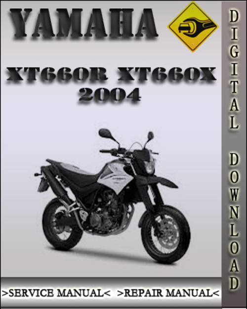Product picture 2004 Yamaha XT660R XT660X  Factory Service Repair Manual