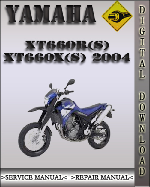 Product picture 2004 Yamaha XT660R(S) XT660X(S) FactoryService Repair Manual