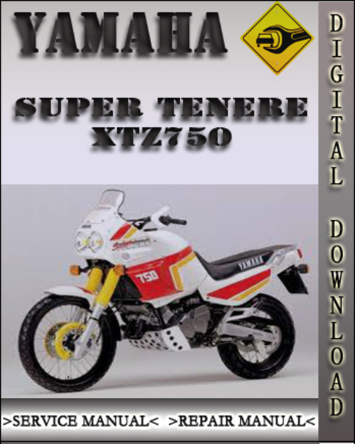 Product picture Yamaha  Super Tenere XTZ750 Factory Service Repair Manual