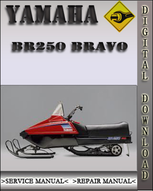 Product picture Yamaha BR250 Bravo Snowmobile Factory Service Repair Manual