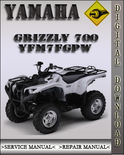 Product picture Yamaha Grizzly 700 YFM7FGPW Factory Service Repair Manual