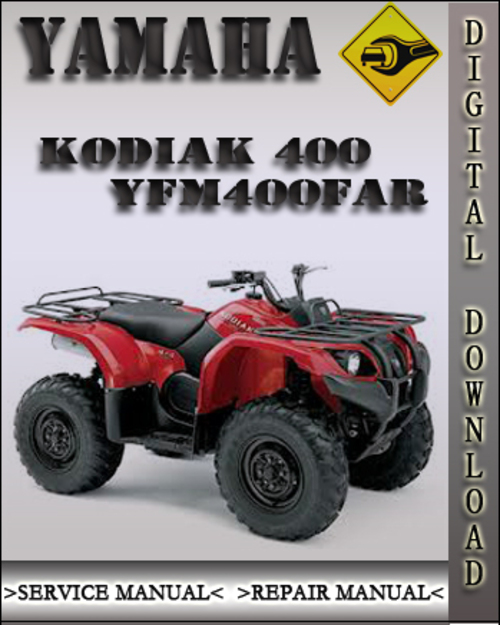 Product picture 2003 Yamaha Kodiak 400 YFM400FAR Factory Service Repair Manual
