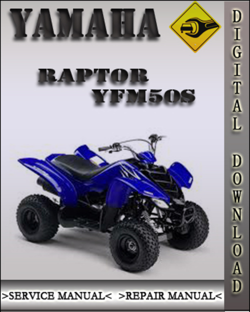Product picture Yamaha Raptor YFM50S Factory Service Repair Manual