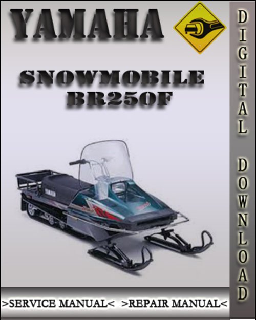 Product picture 1981 Yamaha Snowmobile BR250F Factory Service Repair Manual