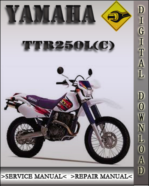 Product picture 1999 Yamaha TTR250L(C) Factory Service Repair Manual