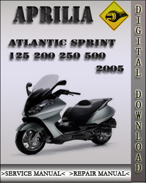 Product picture 2005 Aprilia Atlantic Sprint 125 200 250 500 Factory Service Repair Manual