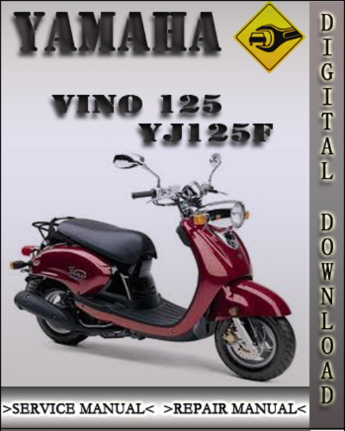 Product picture 2004 Yamaha Vino 125 YJ125F Factory Service Repair Manual