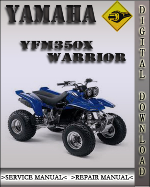 Product picture 1997 Yamaha YFM350X Warrior Factory Service Repair Manual