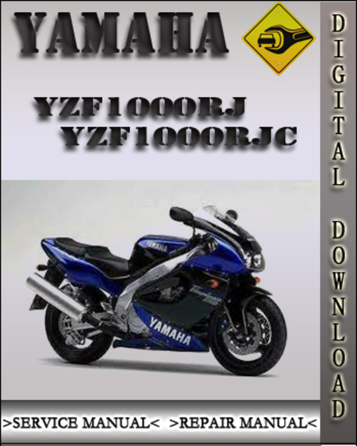 Product picture Yamaha YZF1000RJ YZF1000RJC Factory Service Repair Manual