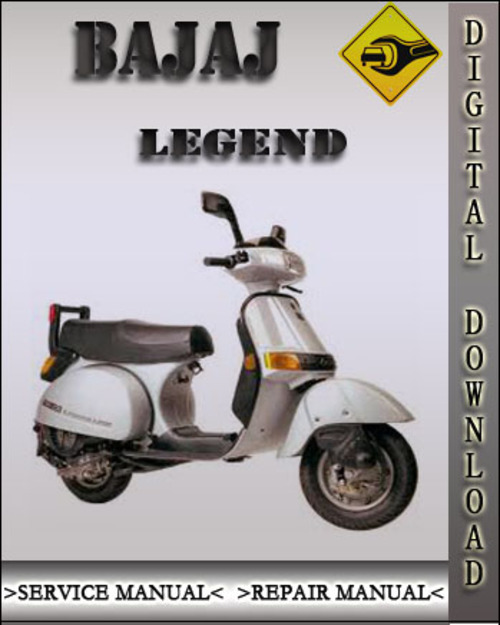 Product picture Bajaj Legend Factory Service Repair Manual