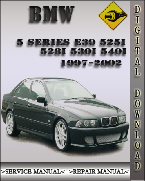 Product picture 1997-2002 BMW 5 series E39 525i 528i 530i 540i Factory Service Repair Manual 1998 1999 2000 2001