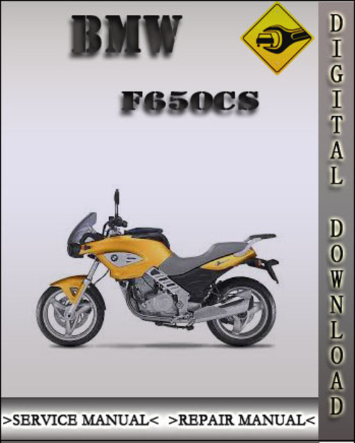 Product picture BMW F650CS 2001 Factory Service Repair Manual