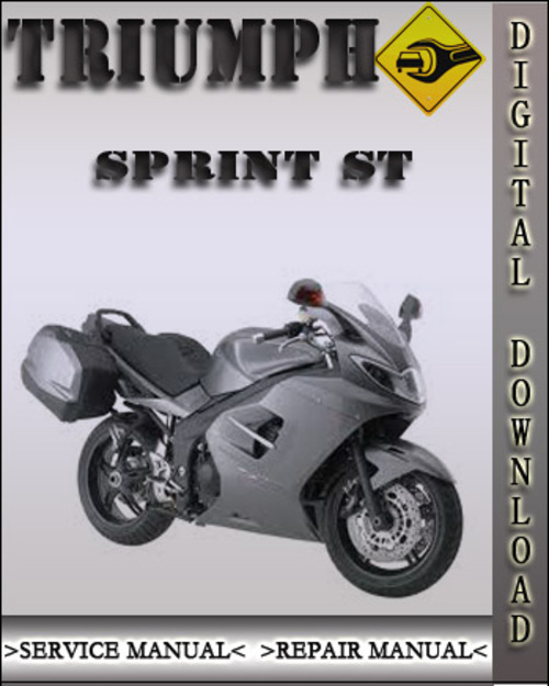 Product picture Triumph Sprint ST Factory Service Repair Manual