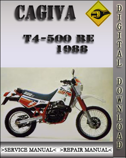 Product picture 1988 Cagiva T4-500 RE Factory Service Repair Manual