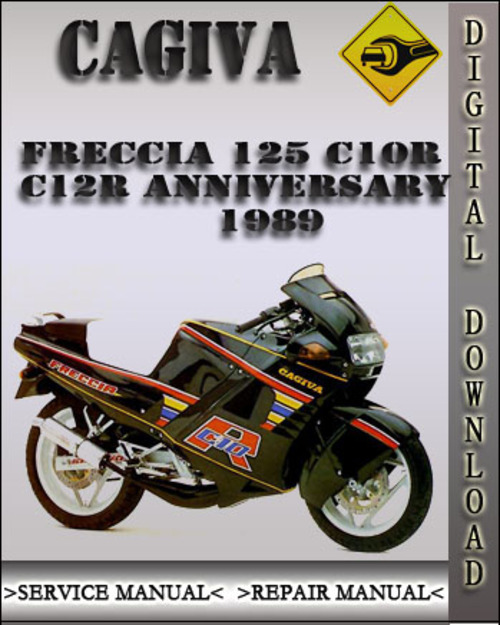 Product picture 1989 Cagiva Freccia 125 C10R C12R Anniversary Factory Service Repair Manual