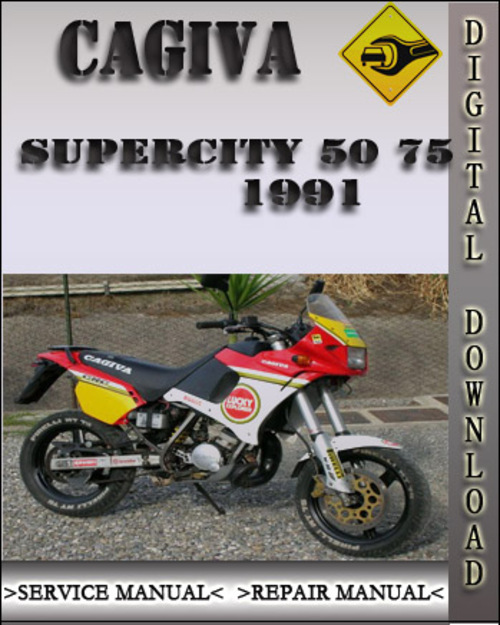 Product picture 1991 Cagiva Supercity 50 75 Factory Service Repair Manual