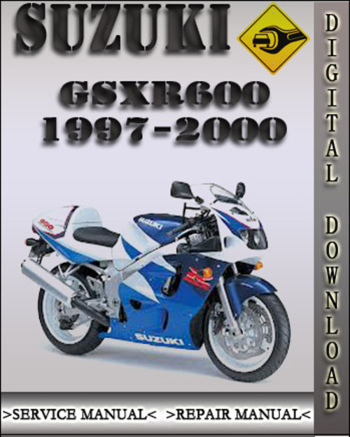 Product picture 1997-2000 Suzuki GSXR600 Factory Service Repair Manual 1998 1999