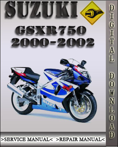 Product picture 2000-2002 Suzuki GSXR750 Factory Service Repair Manual 2001