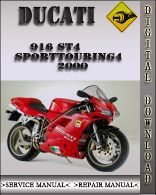 Product picture 2000 Ducati 916 ST4 SportTouring4 Factory Service Repair Manual
