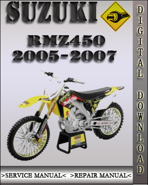 Product picture 2005-2007 Suzuki RMZ450 Factory Service Repair Manual 2006