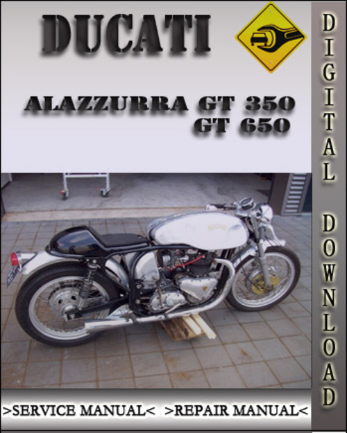 Product picture Ducati Alazzurra GT 350 GT 650 Factory Service Repair Manual