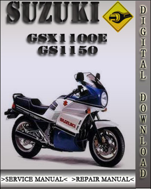 Product picture 1984-1986 Suzuki GSX1100E GS1150 Factory Service Repair Manual 1985