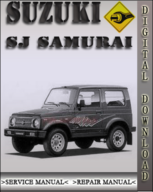 Product picture 1988 Suzuki SJ Samurai Factory Service Repair Manual